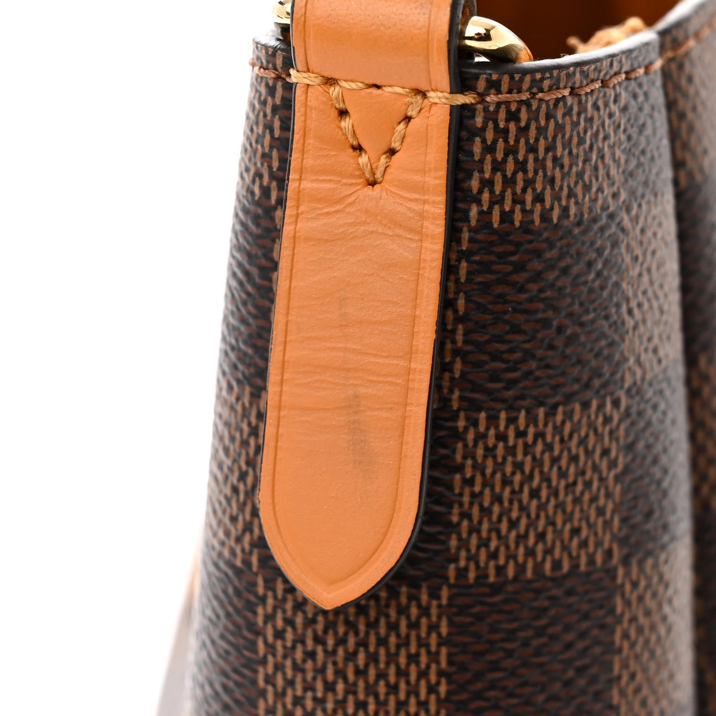 Damier Ebene Belmont PM Safran