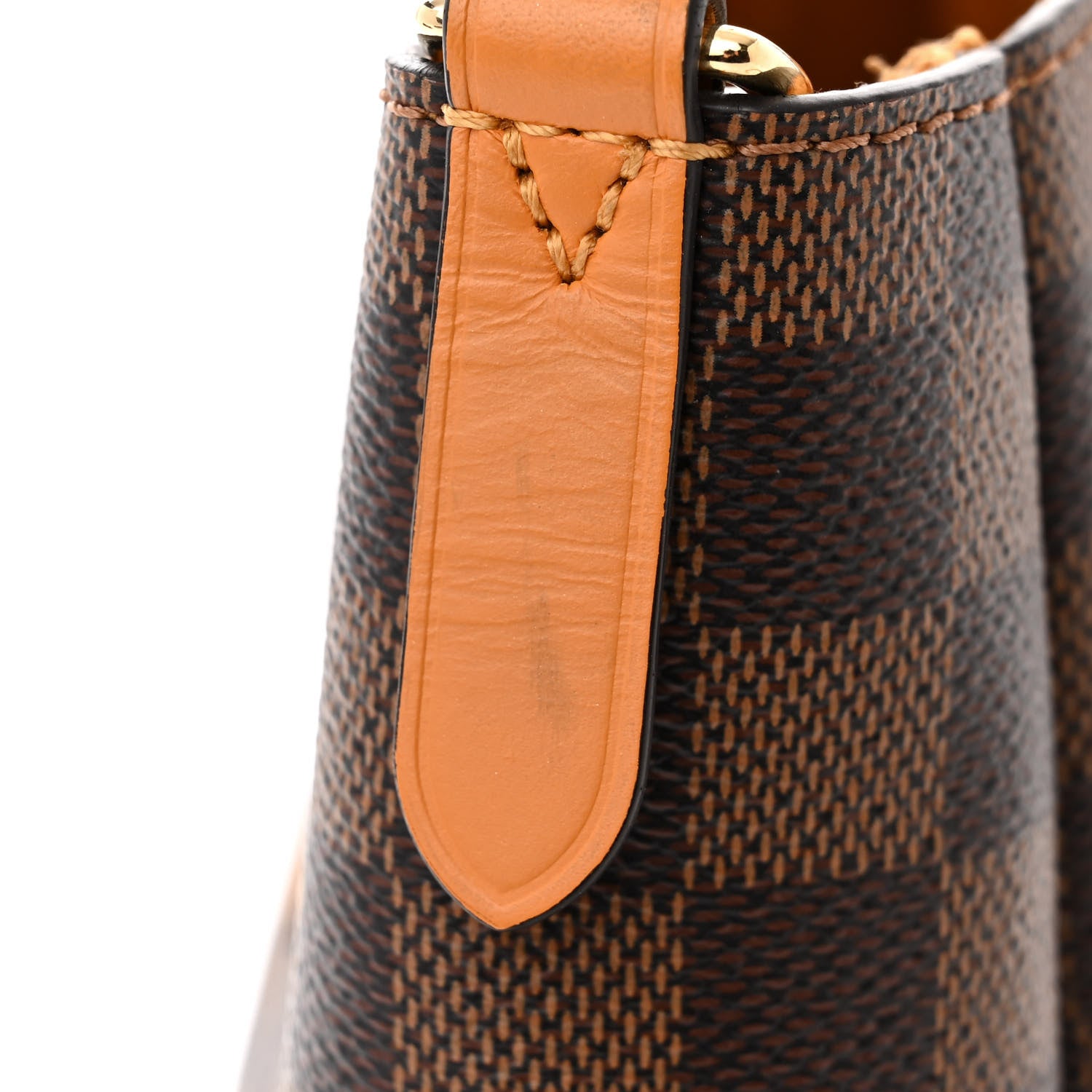 Louis Vuitton Damier Ebene Belmont PM Safran 10 of 12