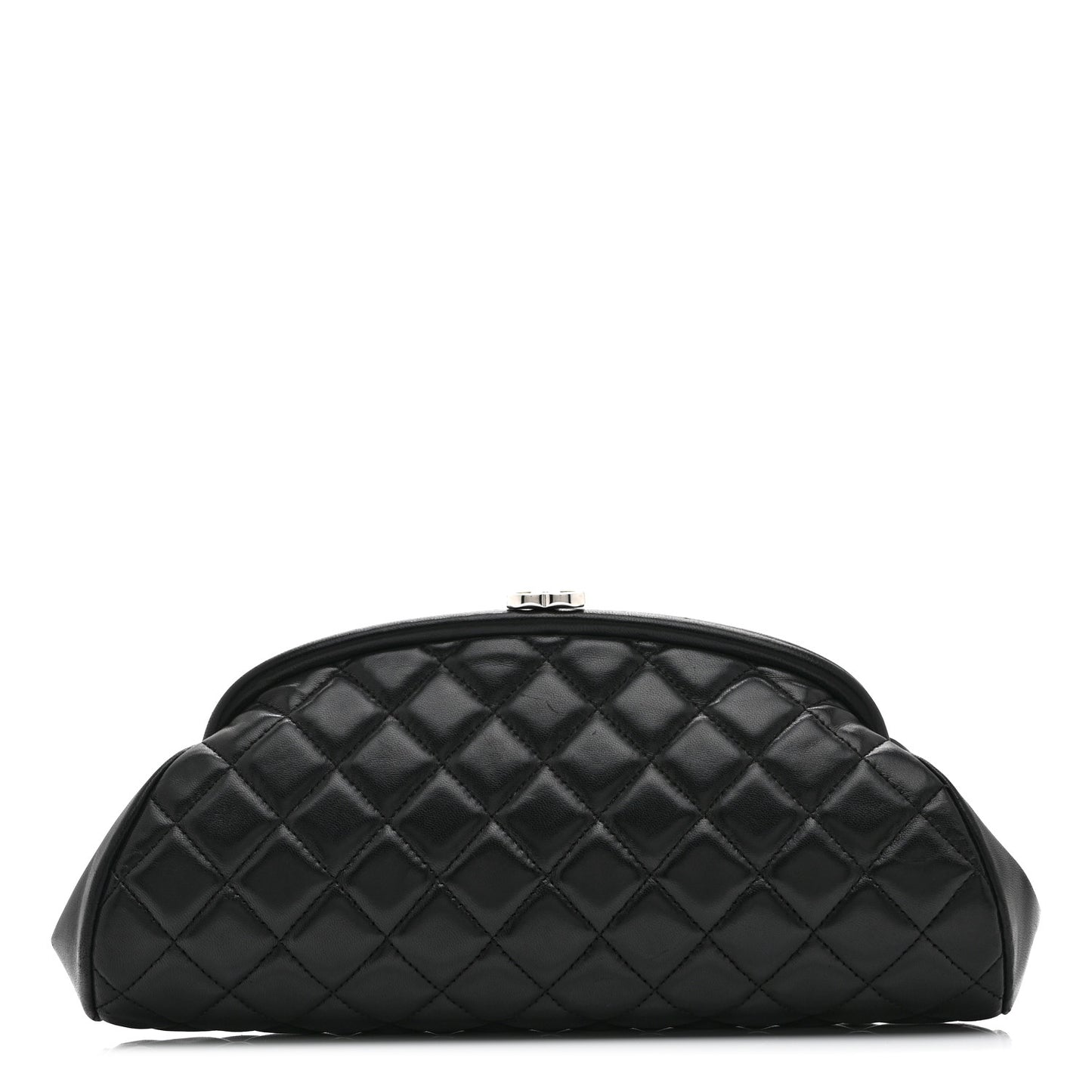 Lambskin Quilted Timeless Clutch Black