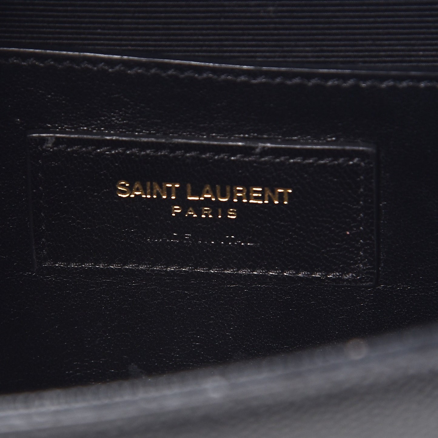Grain De Poudre Monogram Cassandre Clutch Black