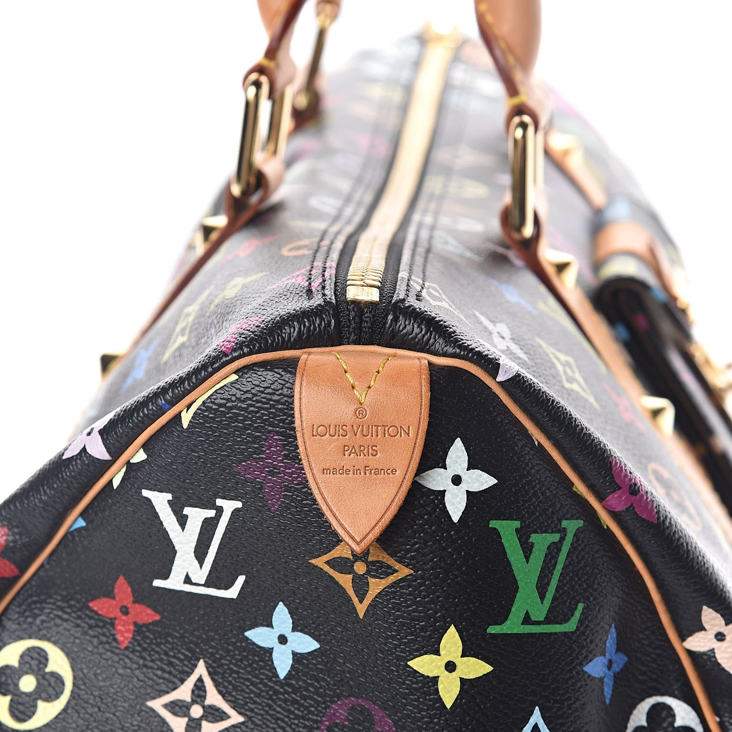 Louis Vuitton Monogram Multicolor Keepall 45 Black 7 of 9