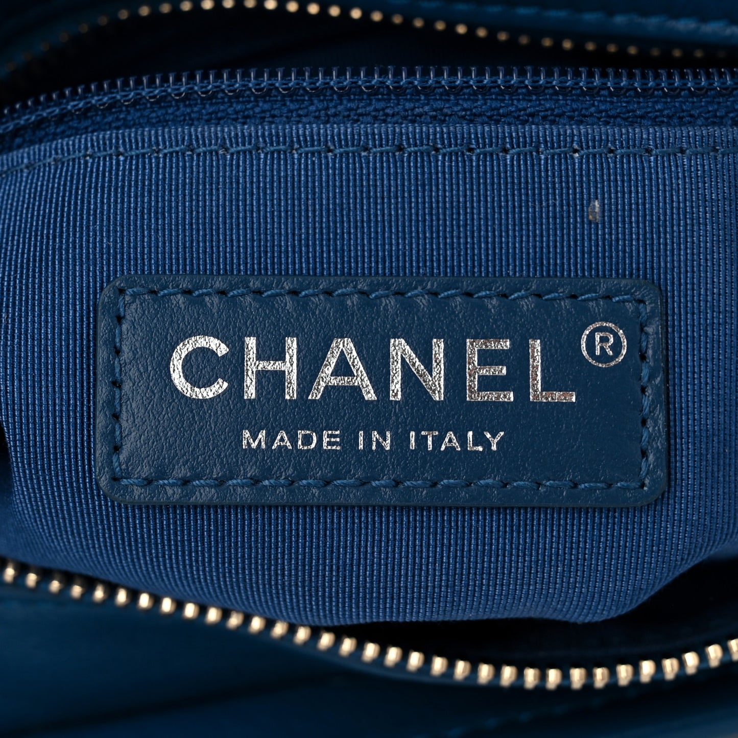 Aged Calfskin Quilted Small Gabrielle Hobo Blue