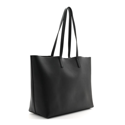 Saint Laurent Calfskin Large Shopping Tote Black 6 of 23