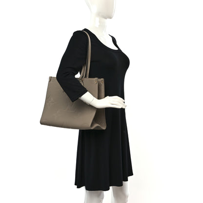 Louis Vuitton Empreinte Monogram Giant Onthego MM Tourterelle 2 of 8