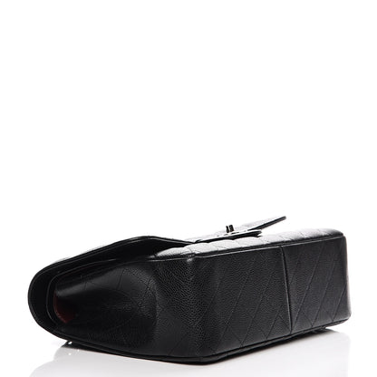 Chanel Caviar Quilted Jumbo Double Flap Black 4 of 9