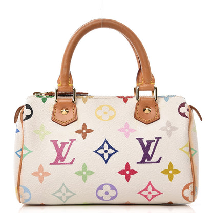 Louis Vuitton Monogram Multicolor Mini Sac HL Speedy White 10 of 18