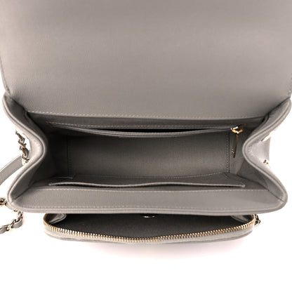 Chanel Caviar Quilted Medium Business Affinity Flap Grey 5 of 11