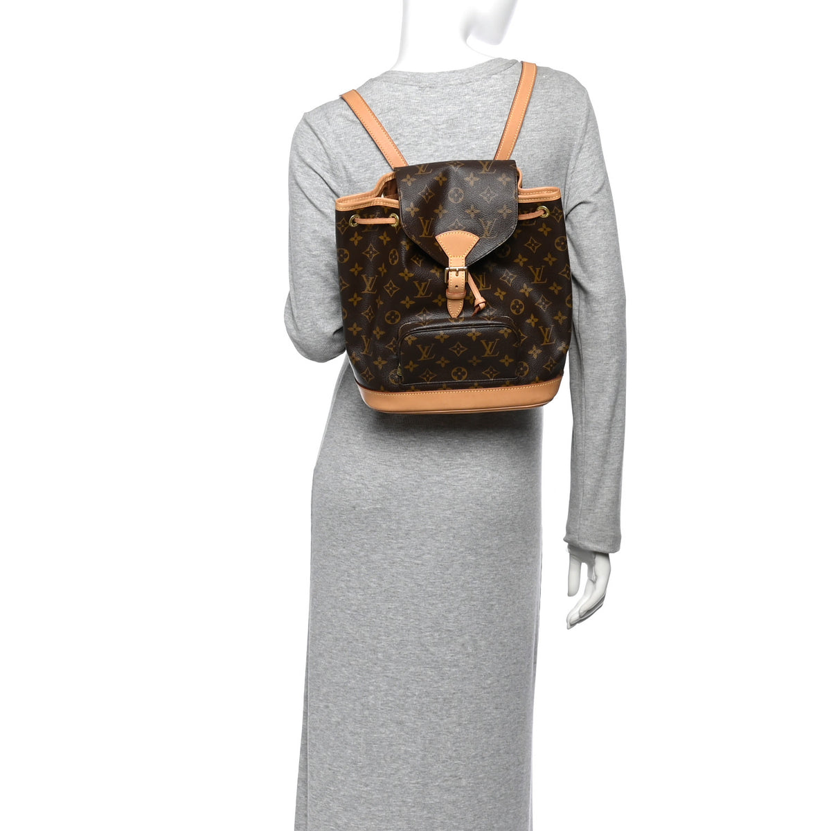 Louis Vuitton Monogram Montsouris MM Backpack 2 of 9