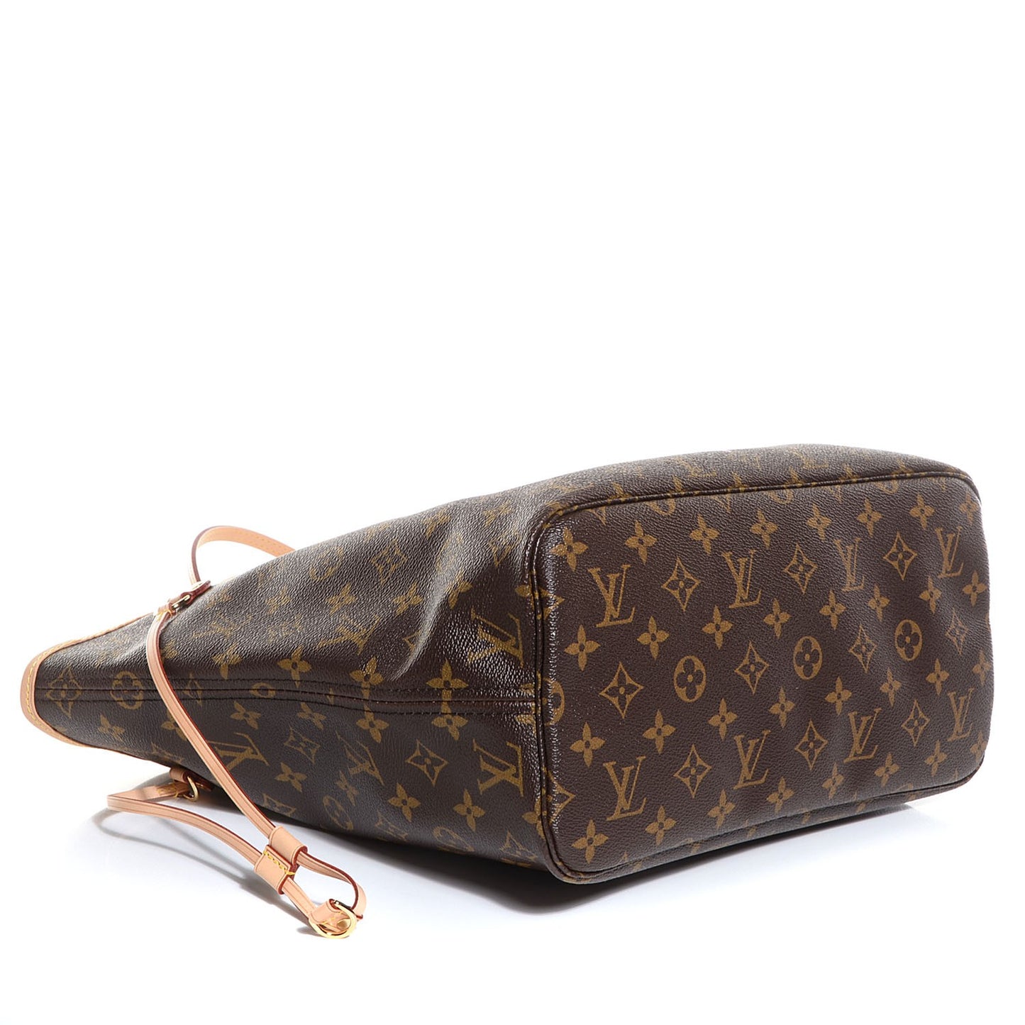 Monogram Capri V Neverfull MM Rose Ballerine