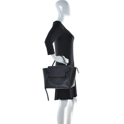 Celine Grained Calfskin Mini Belt Bag Dark Taupe 3 of 12