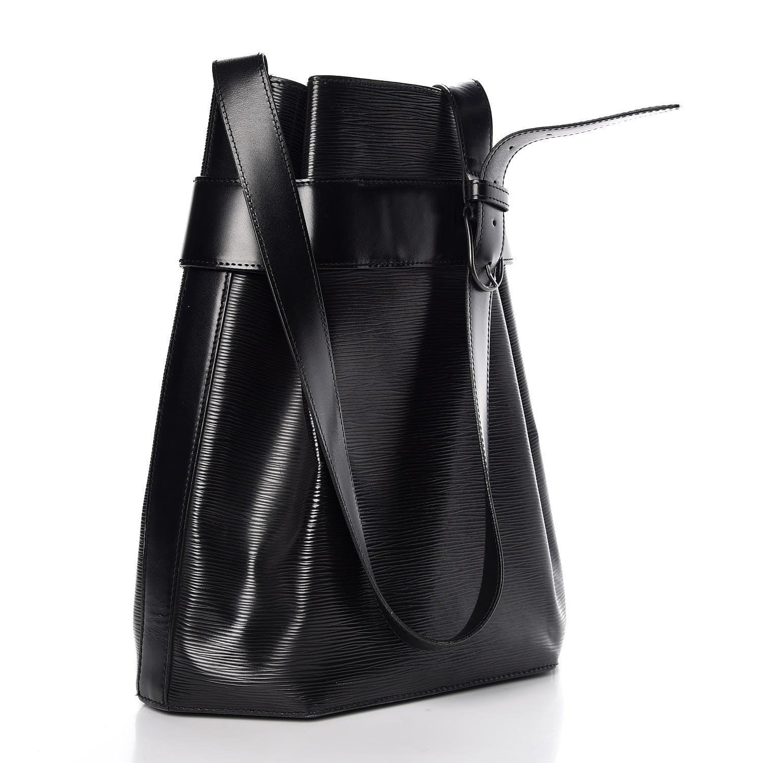 Louis Vuitton Epi Sac D'Epaule GM Black 3 of 10