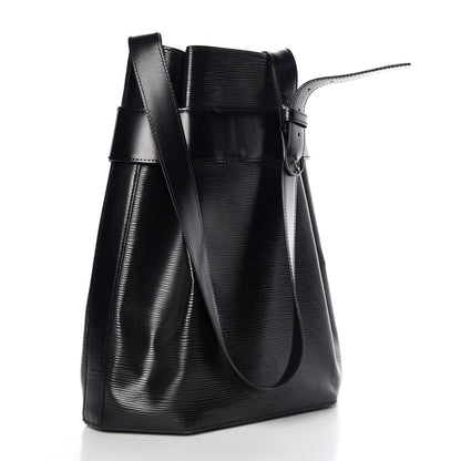 Louis Vuitton Epi Sac D'Epaule GM Black 3 of 10