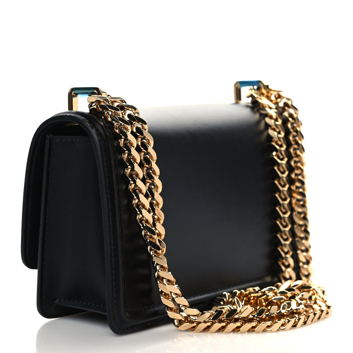 Burberry Calfskin Mini TB Bag Black 3 of 6