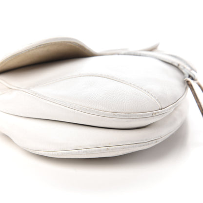 Christian Dior Calfskin Saddle Bag White 6 of 14