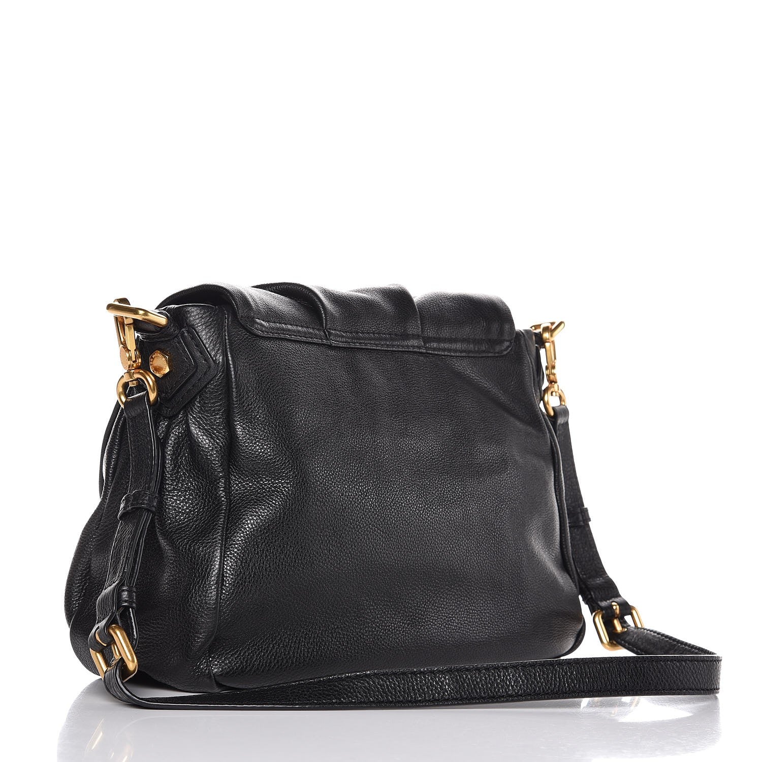 Marc Jacobs MARC by Pebbled Calfskin Classic Q Lil Ukita Satchel Black 3 of 6