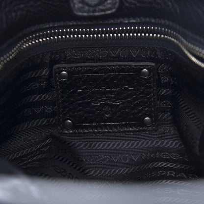 Prada Vitello Daino Tote Black 8 of 11