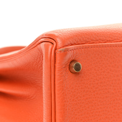 Hermes Togo Kelly Retourne 32 Orange 8 of 13
