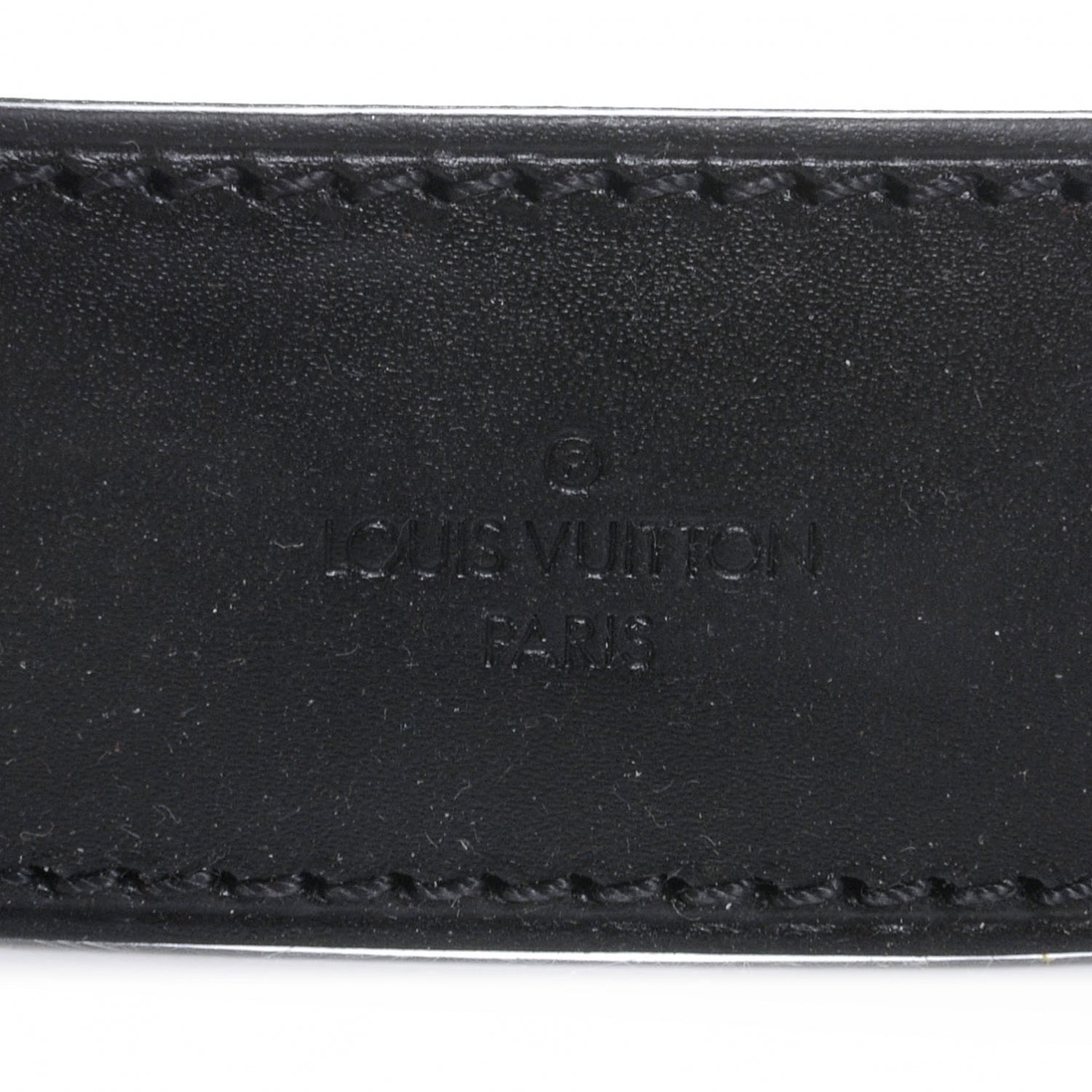 Louis Vuitton Leather Adjustable Strap Black 2 of 3