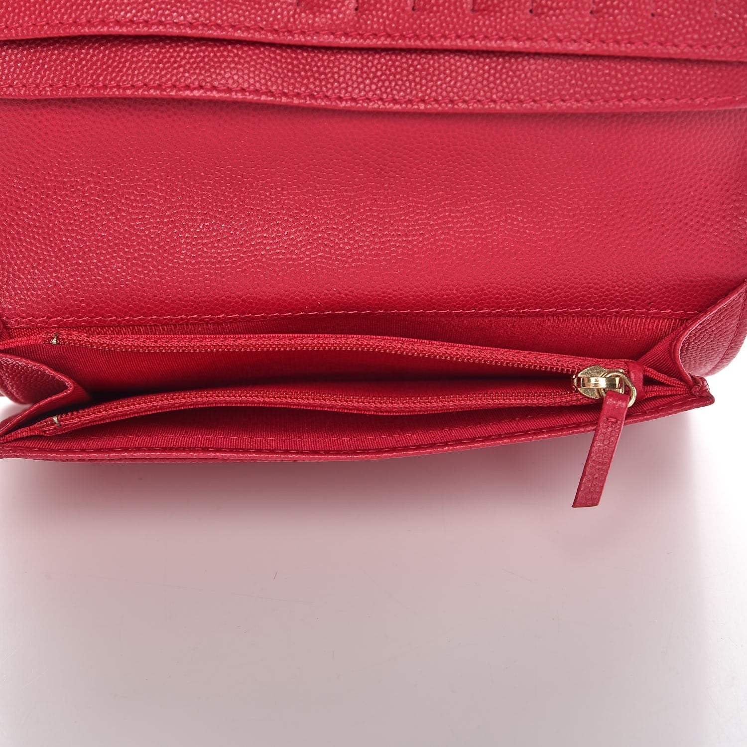 Chanel Caviar Quilted Boy Yen Wallet Fuchsia 6 of 14
