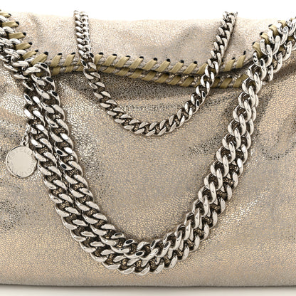 Stella McCartney Shaggy Deer Mini Falabella Fold Over Tote Gold 8 of 10