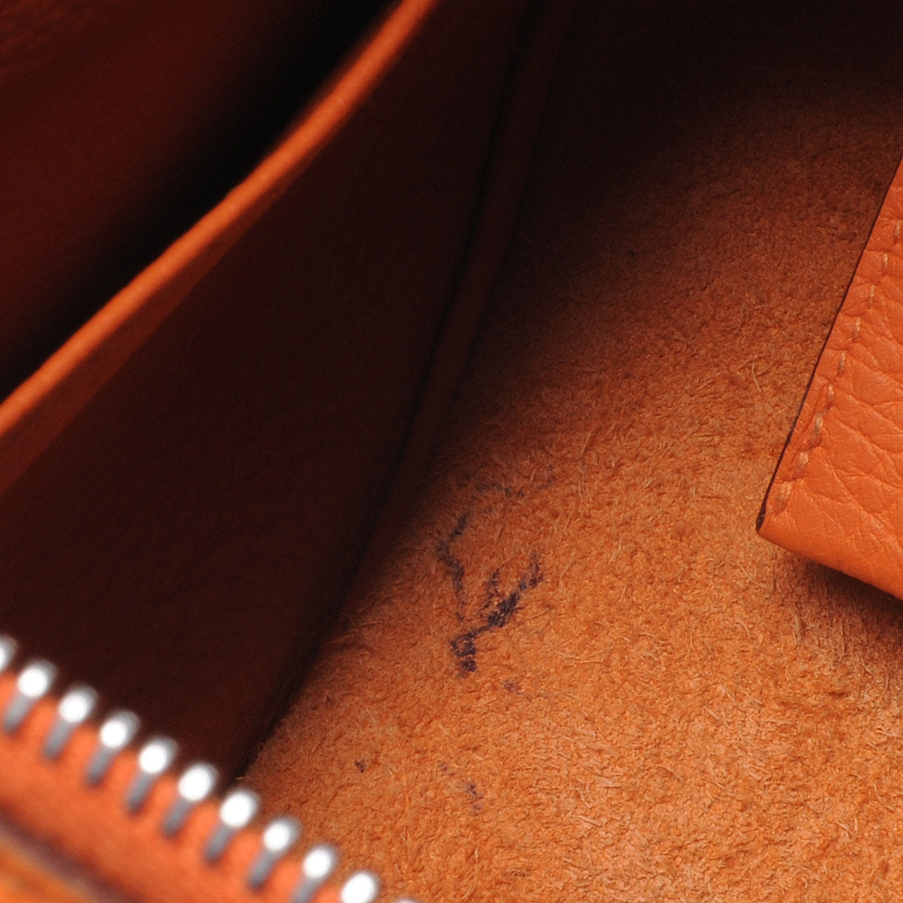 Hermes Taurillon Clemence Doremi 45 Orange 7 of 9