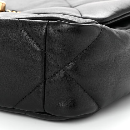 Chanel Lambskin Quilted Medium Chanel 19 Flap Black 10 of 10