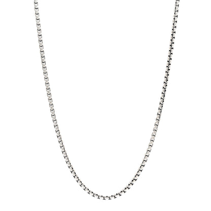 David Yurman Sterling Silver 2.7mm Small Box Chain Necklace 20" 1 of 4