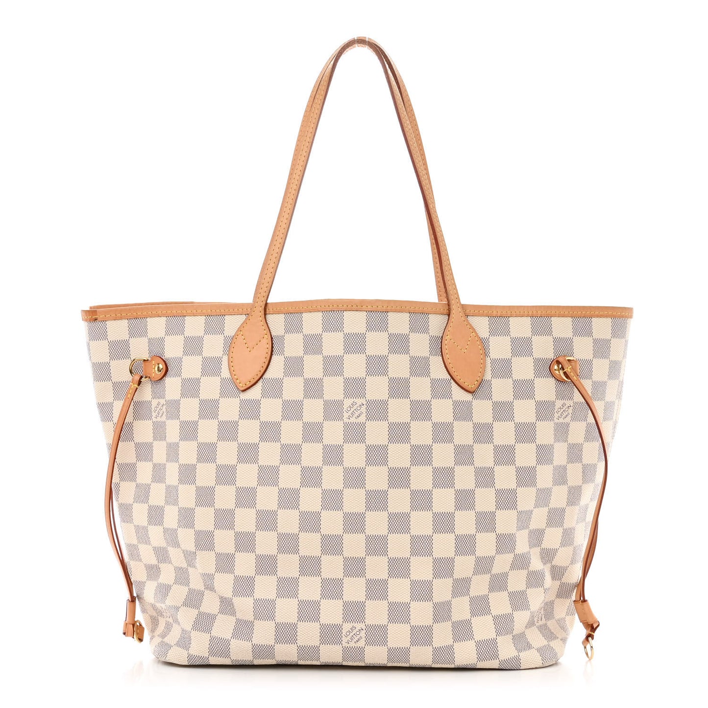 Damier Azur Neo Neverfull MM Rose Ballerine