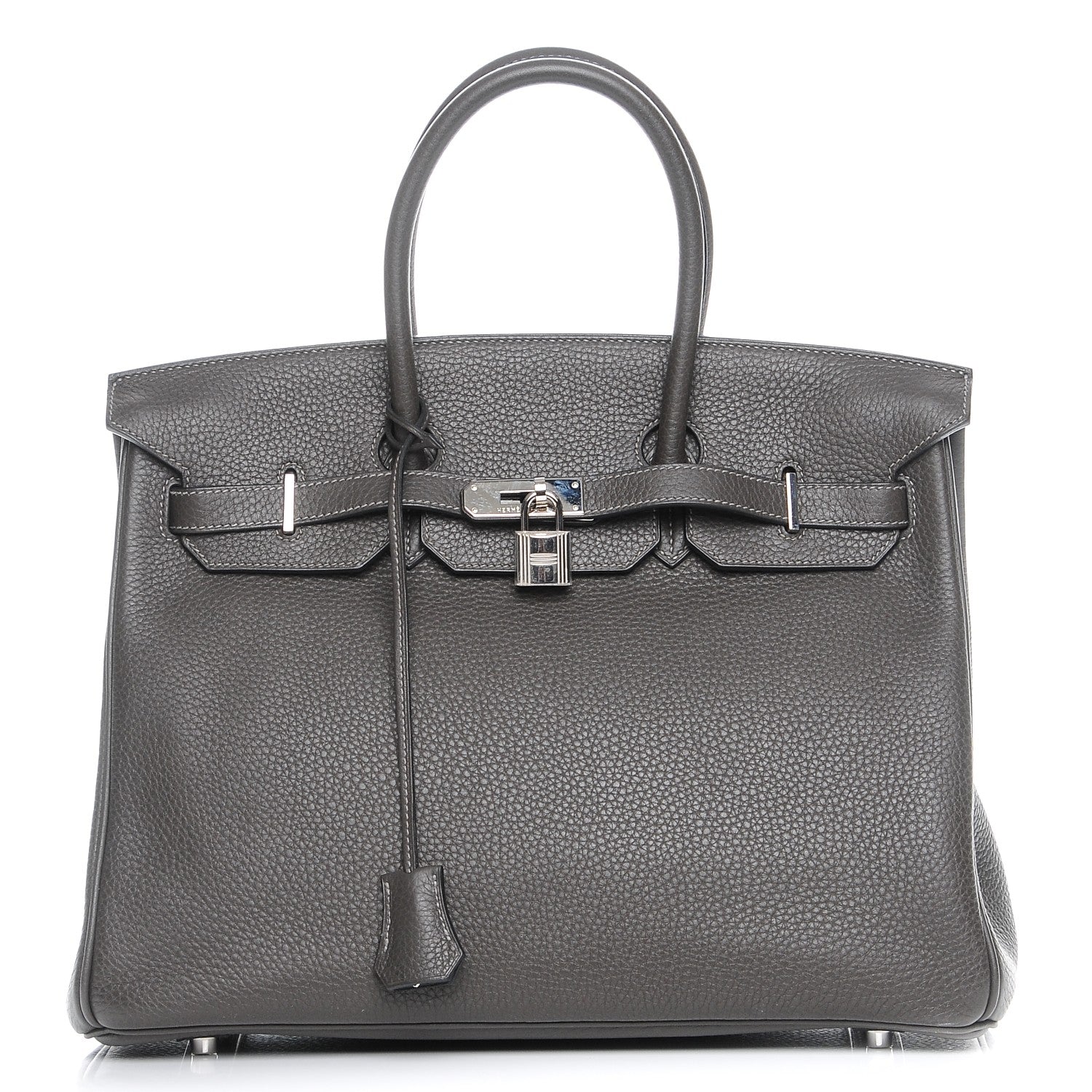 Hermes Taurillon Clemence Birkin 35 Graphite 1 of 24