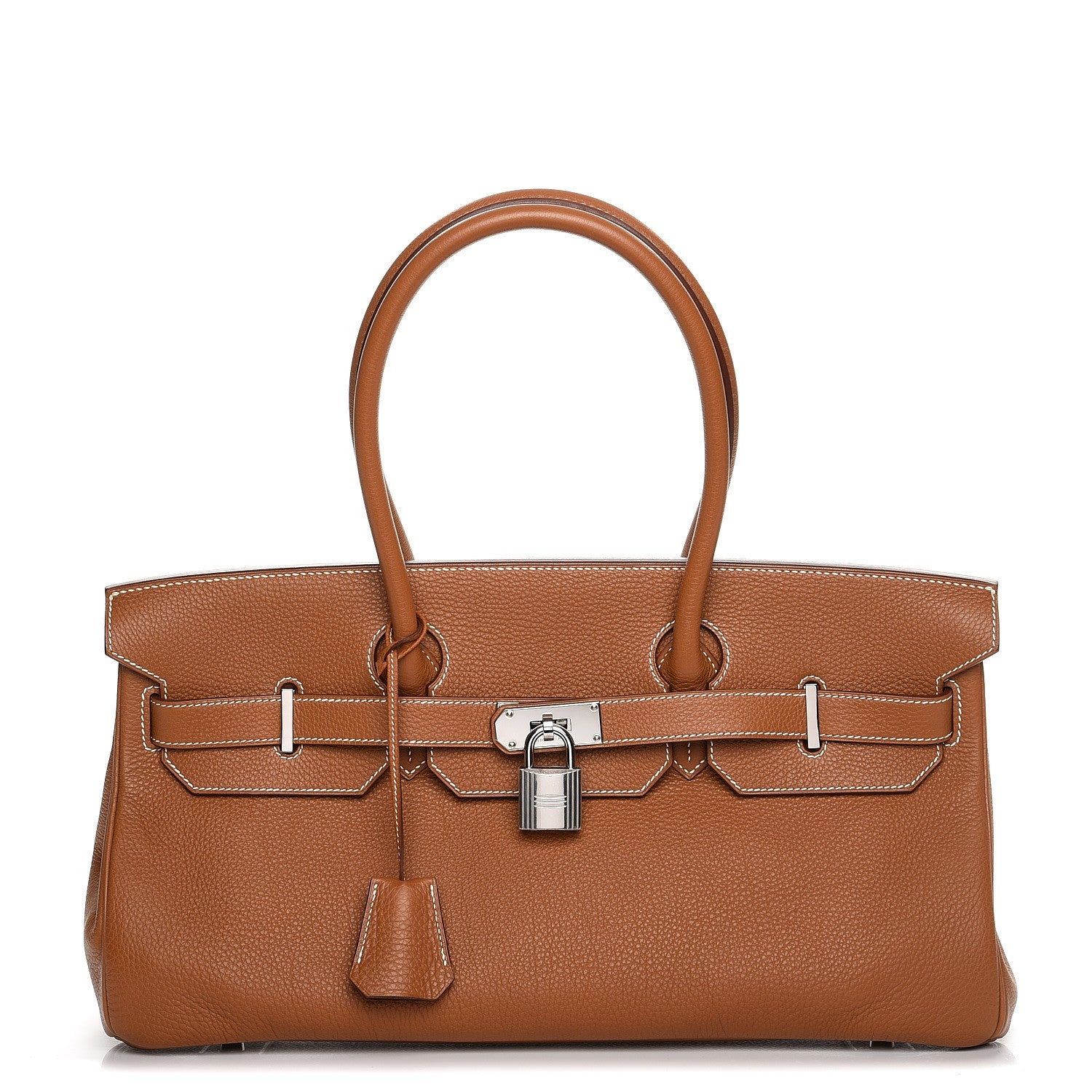 Hermes Togo JPG Shoulder Birkin II 42 Gold 1 of 35