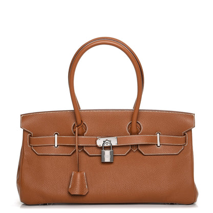 Hermes Togo JPG Shoulder Birkin II 42 Gold 1 of 35