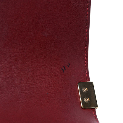 Chanel Lambskin Quilted Medium Boy Flap Dark Red 12 of 16