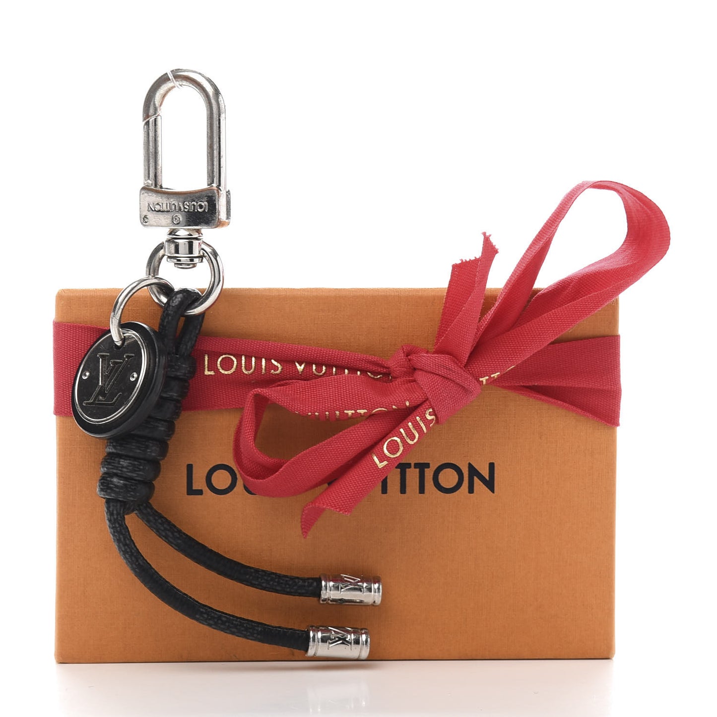 Palladium Damier Graphite Rope Bag Charm Key Holder