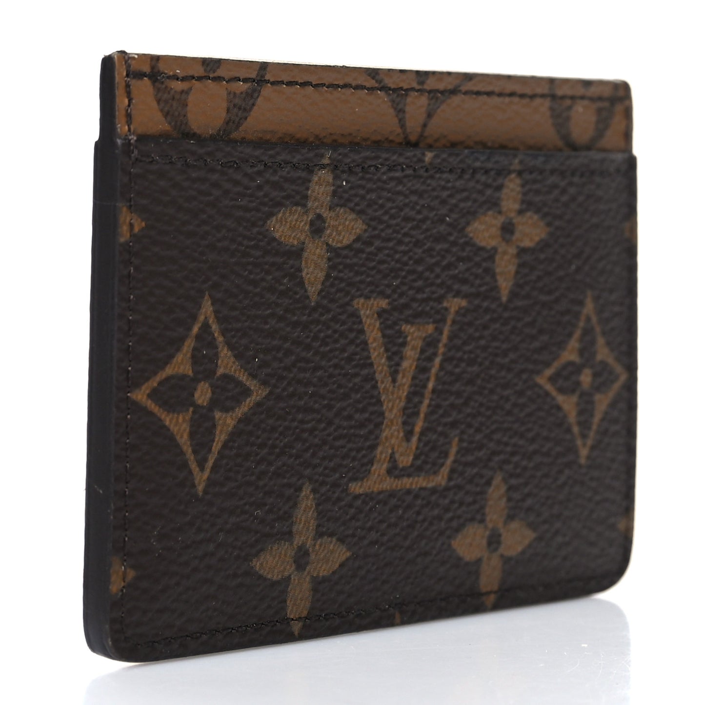 Reverse Monogram Card Holder