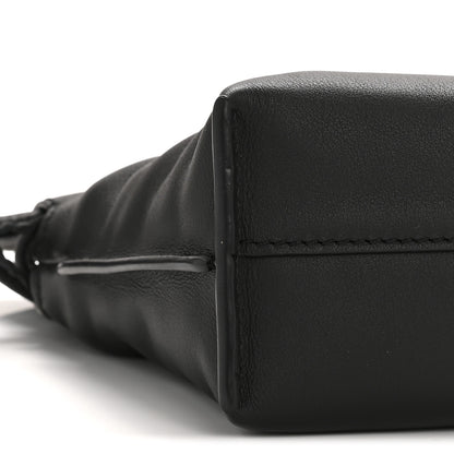Loewe Calfskin Mini Flamenco Knot Clutch Black 8 of 10