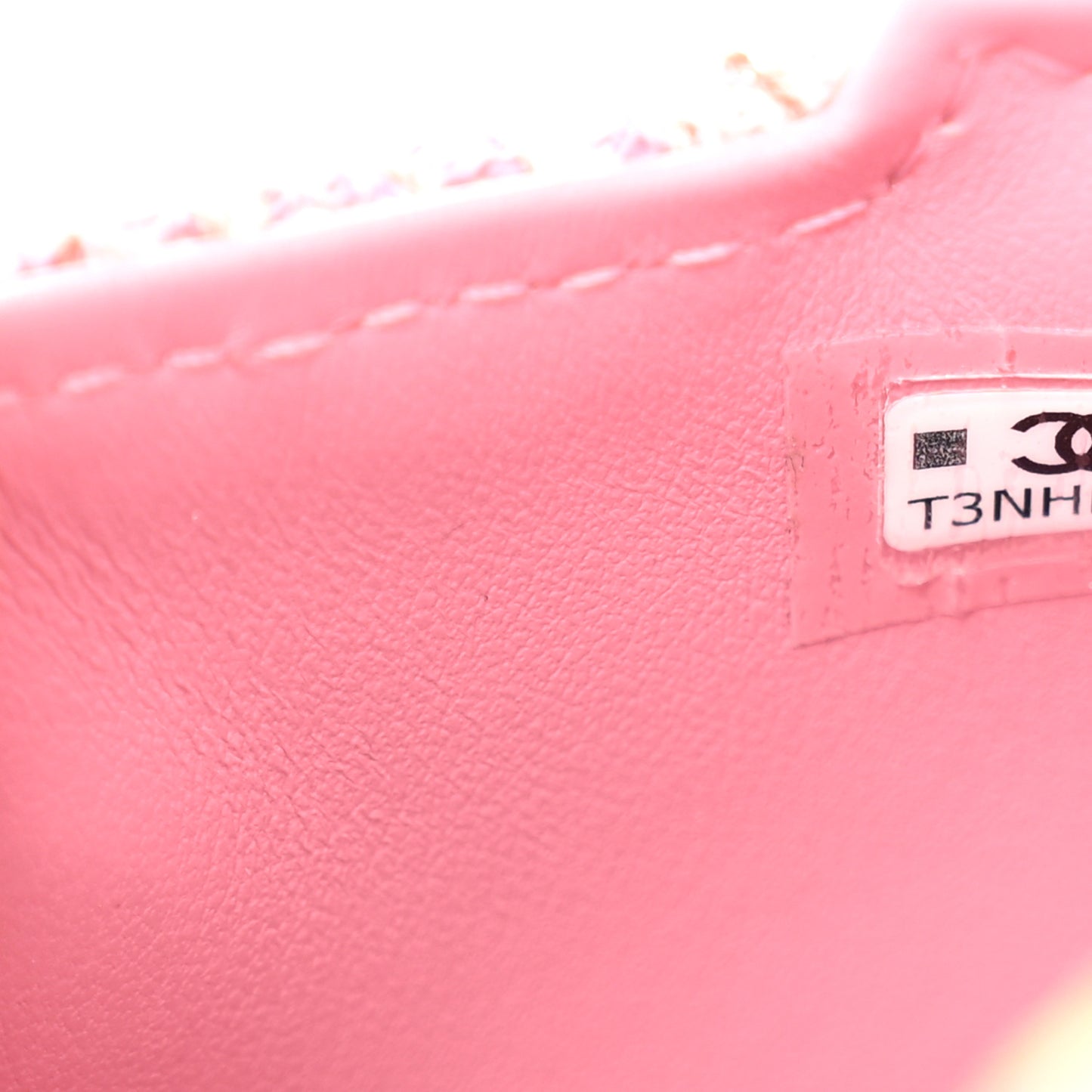 Tweed Quilted Mini Nano Kelly Shopper Pink