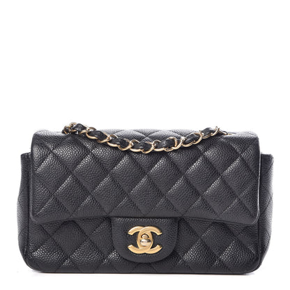 Chanel Caviar Quilted Mini Rectangular Flap Black 1 of 9