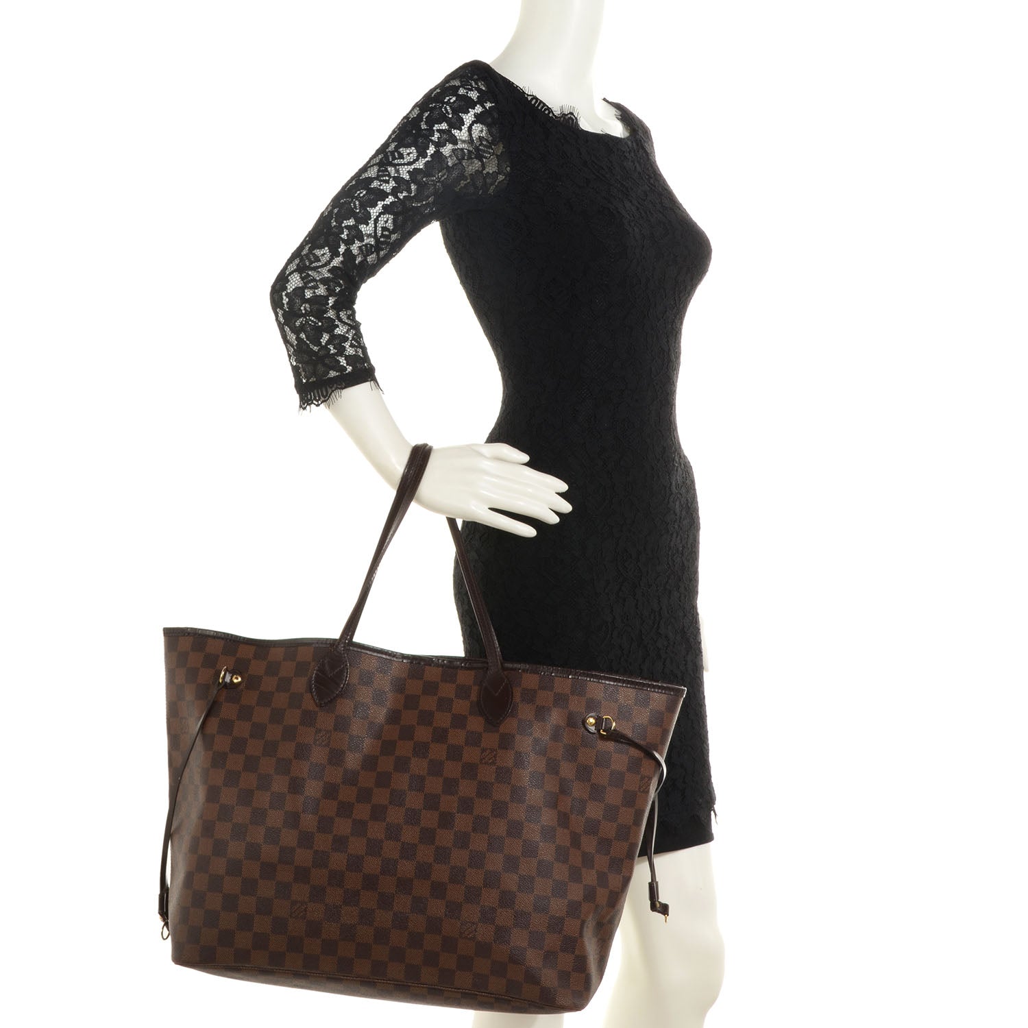 Louis Vuitton Damier Ebene Neverfull GM 2 of 8