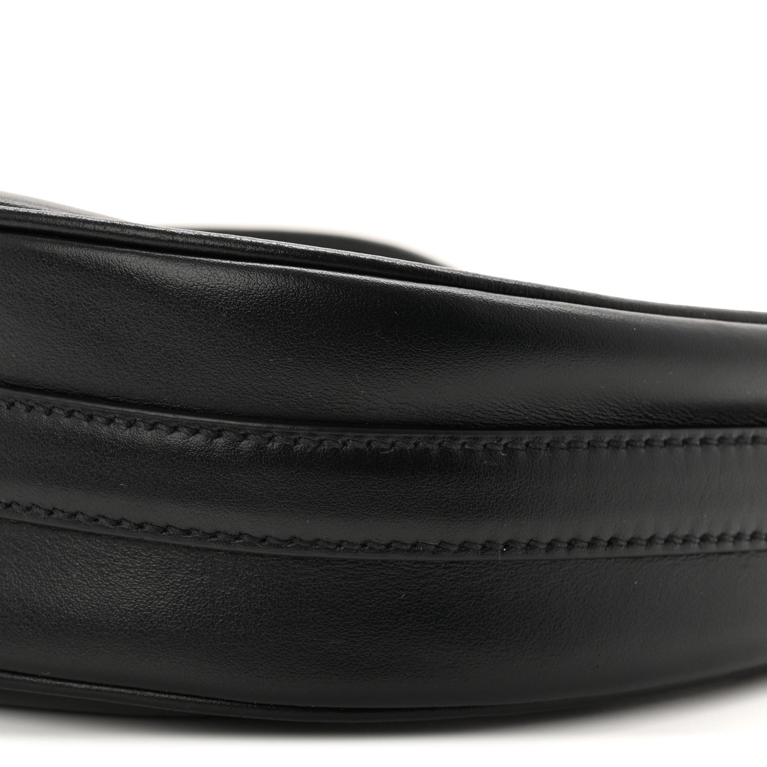 Prada Soft Calfskin Arque Shoulder Bag Black 10 of 10