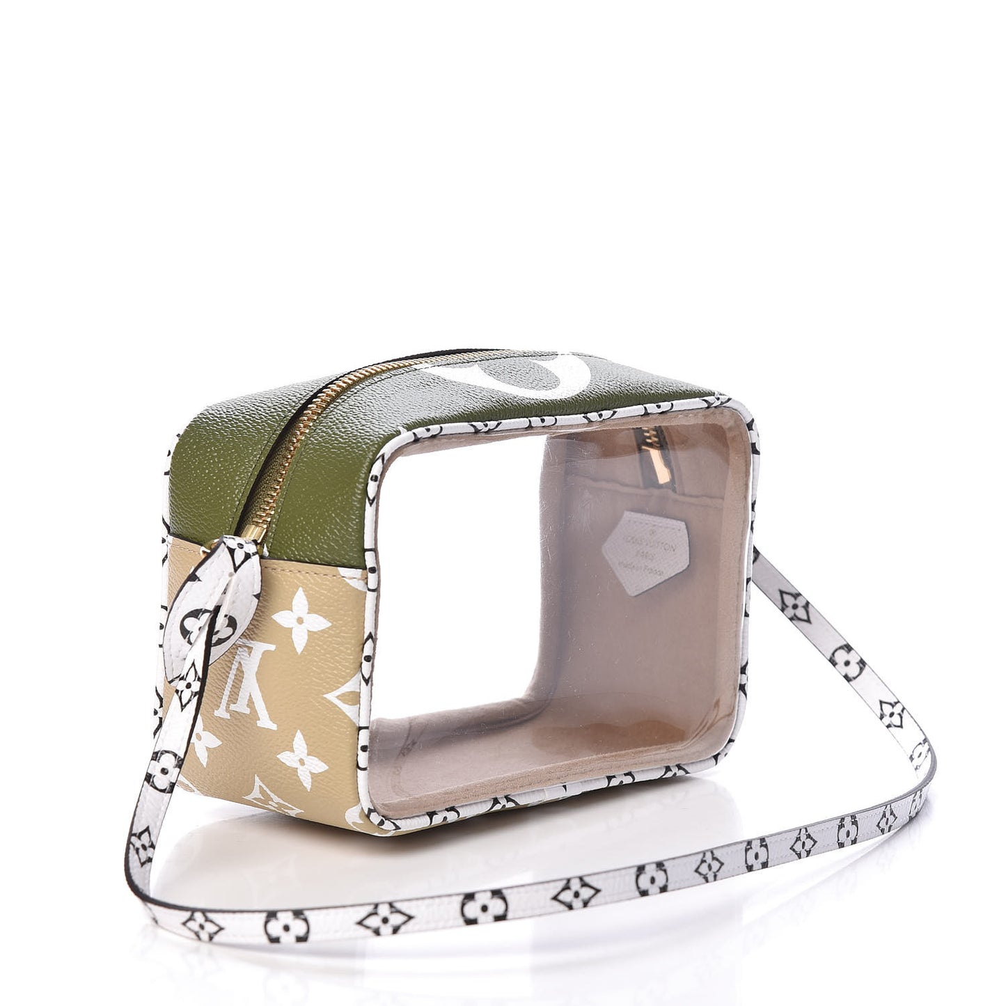 Monogram Giant Beach Pouch Kaki