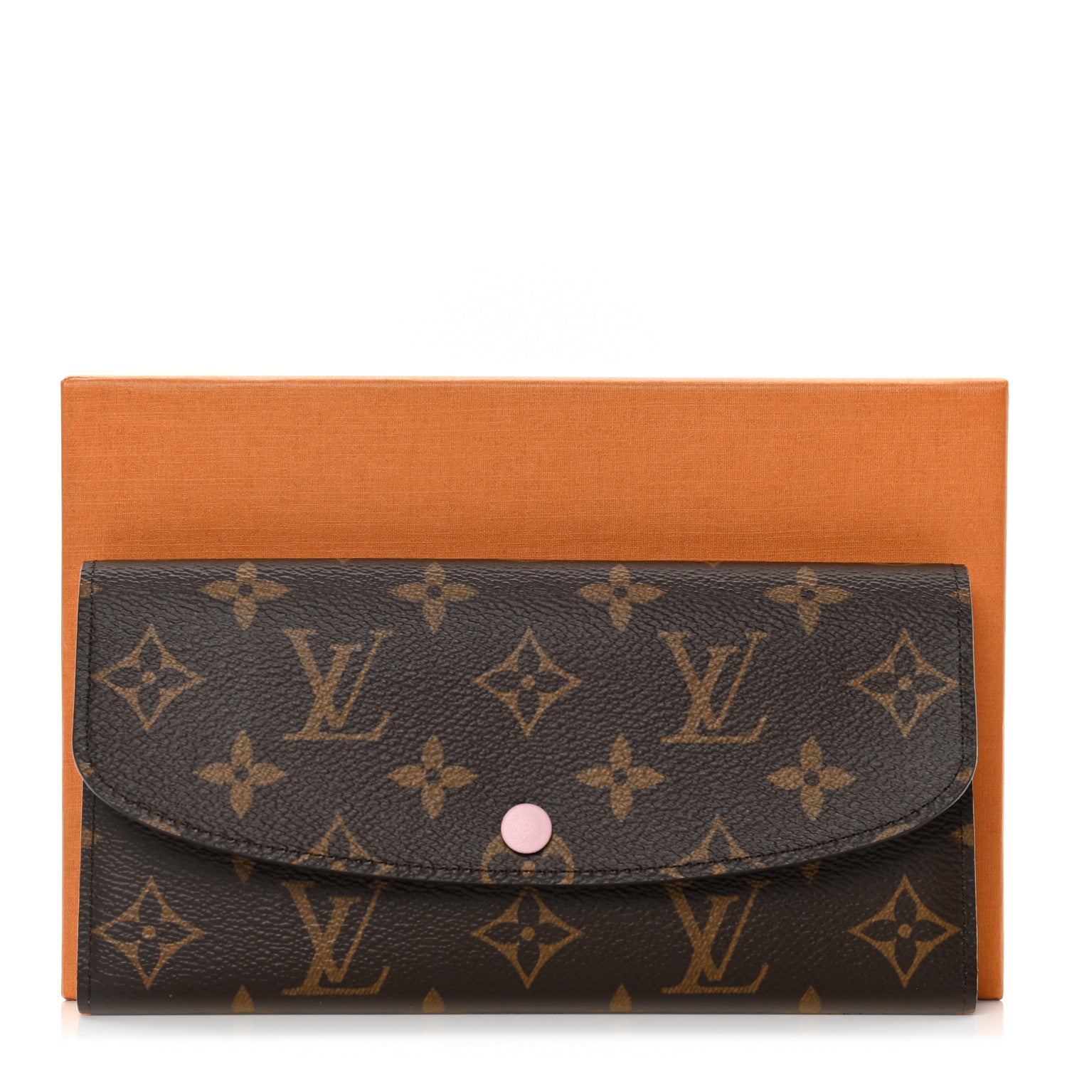 Louis Vuitton Monogram Emilie Wallet Rose Ballerine 7 of 7