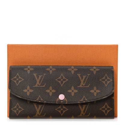 Louis Vuitton Monogram Emilie Wallet Rose Ballerine 7 of 7