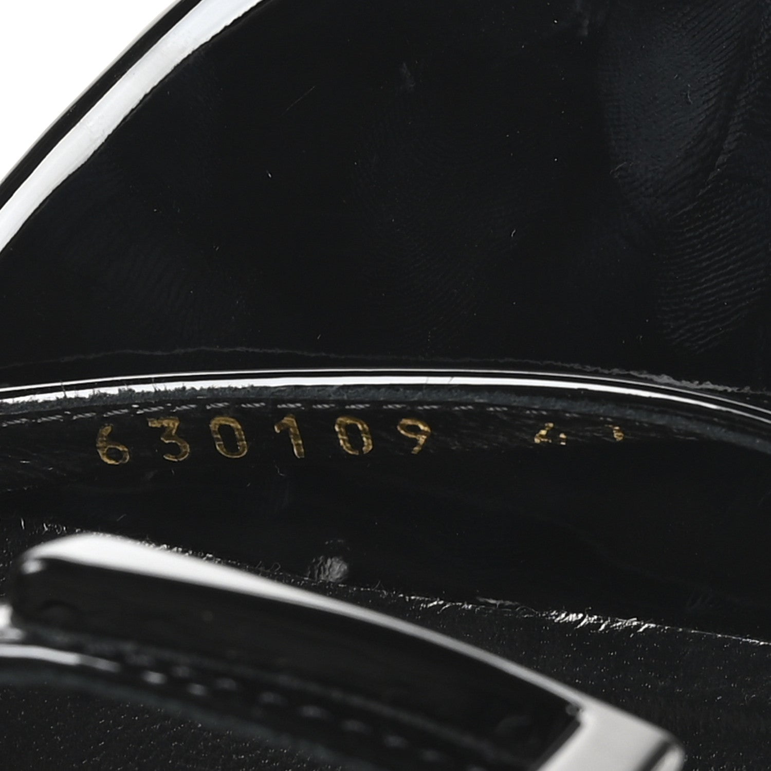 Saint Laurent Patent Cassandra 100 Ankle Strap Sandals 41 Black 8 of 10