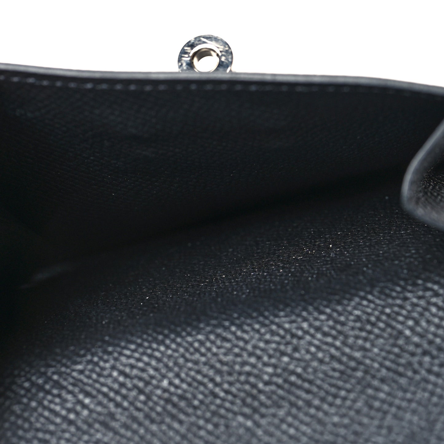 Epsom Kelly Pocket Compact Wallet Black