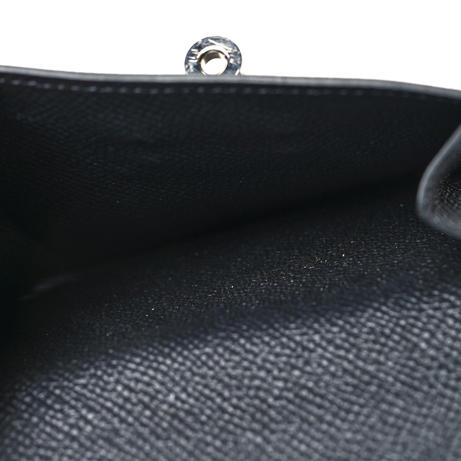 Hermes Epsom Kelly Pocket Compact Wallet Black 5 of 9