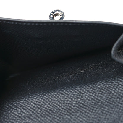 Hermes Epsom Kelly Pocket Compact Wallet Black 5 of 9