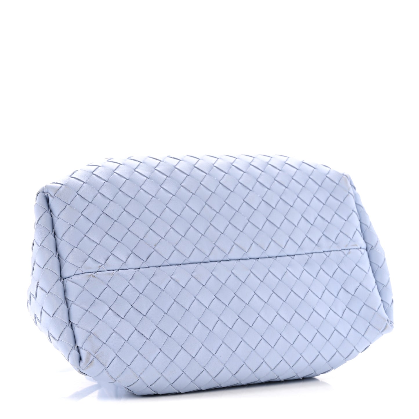 Calfskin Intrecciato Small Pinacoteca Tote Lunar Fondant