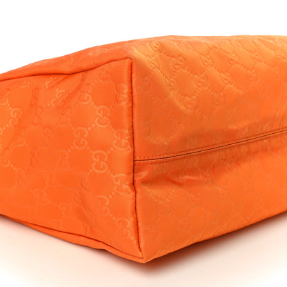 Gucci Nylon Monogram Medium Tote Orange 10 of 17