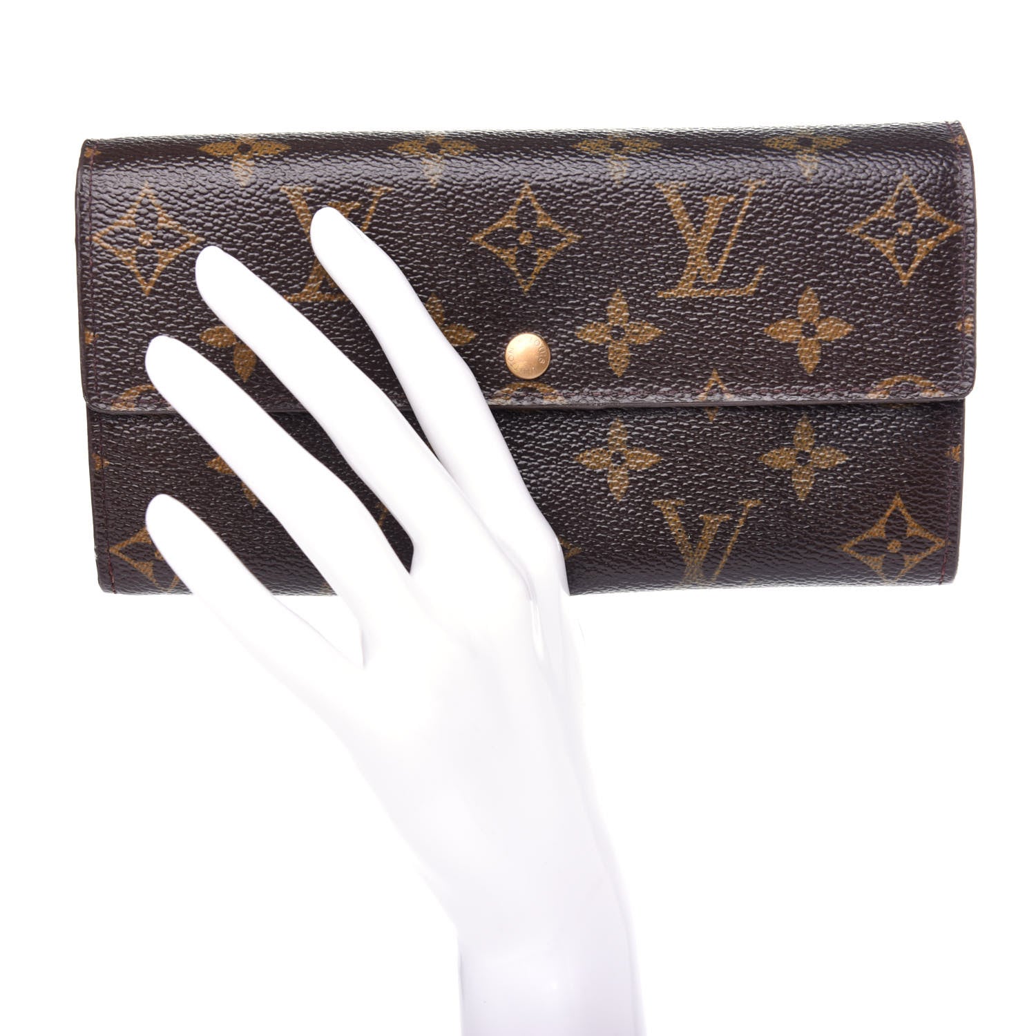 Louis Vuitton Monogram Sarah Wallet 2 of 9