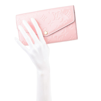 Louis Vuitton Vernis Sarah Wallet NM Rose Ballerine 2 of 7